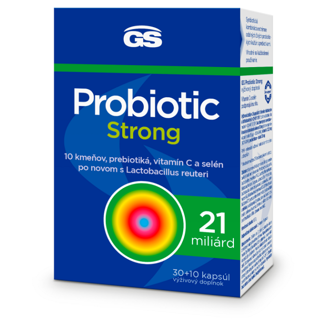 Levně GS Probiotic Strong 30 +10 kapslí