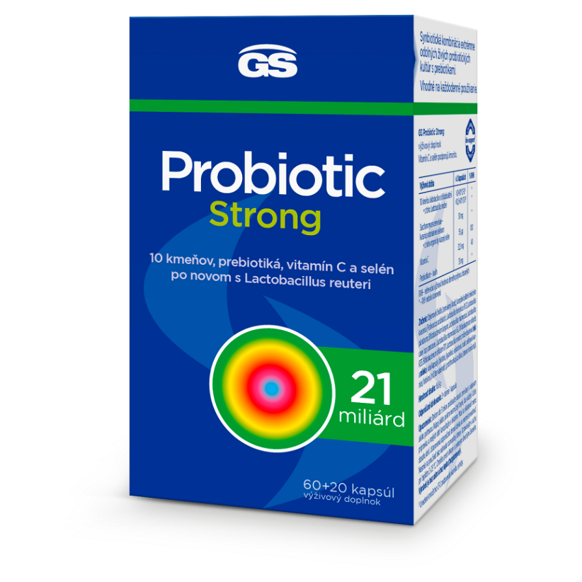 E-shop GS Probiotic Strong 60 + 20 kapslí