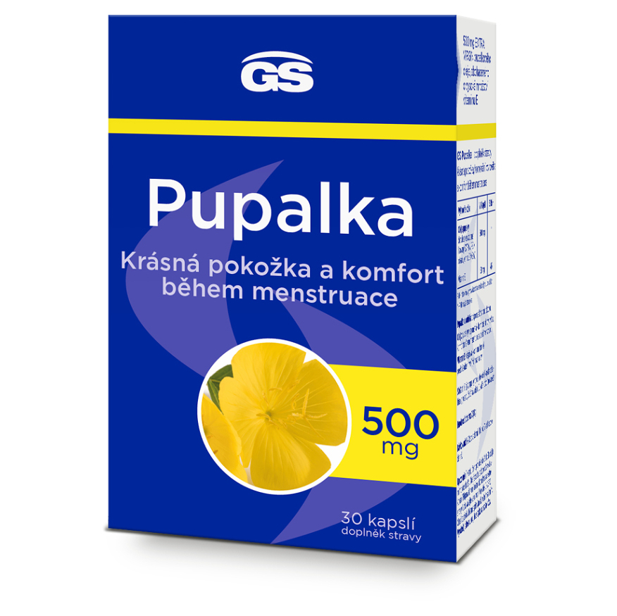 GS Pupalka 500 mg 30 kapslí