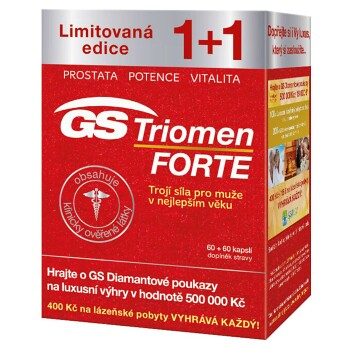 GS Triomen Forte 60+60 kapslí dárek 2017