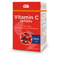 GS Vitamin C 500 mg se šípky 100 + 20 tablet