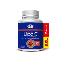 GS Vitamin Lipo C 500 mg se šípky XXL 100 + 10 kapslí