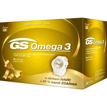 GS Omega 3 - 80 + 40 tobolek ZDARMA + dárek : VÝPRODEJ
