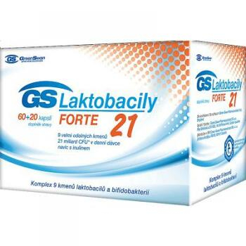 GS Laktobacily FORTE 21 – 60+20 kapslí