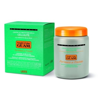GUAM Odvodňující zábal s chladivým efektem na střední celulitidu 1000 g (Kosmetika na celulitidu a strie) - Zpevňující