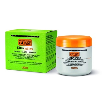 GUAM Dren plus Bahenní zábal 1 kg (Kosmetika na celulitidu a strie) - Zpevňující