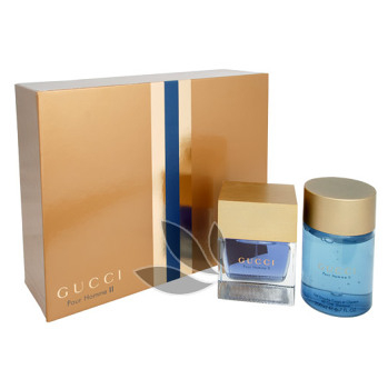 Gucci Pour Homme II - toaletní voda s rozprašovačem 100 ml + sprchový gel 200 ml
