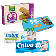 CALVO Tuňák a GULLÓN Sušenky