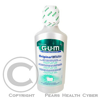 G.U.M ústní voda Original White 500 ml - NOVINKA