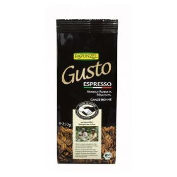 RAPUNZEL Gusto Café Espresso zrnková káva BIO 250 g
