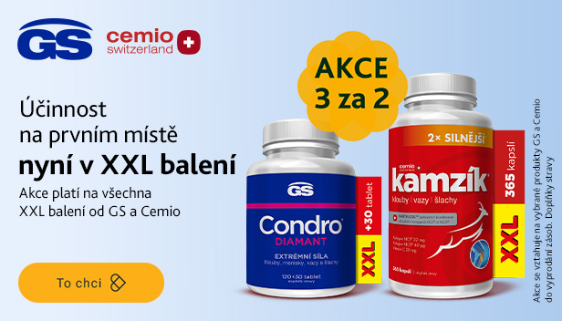 GS a Cemio XXL balení 3 za cenu 2