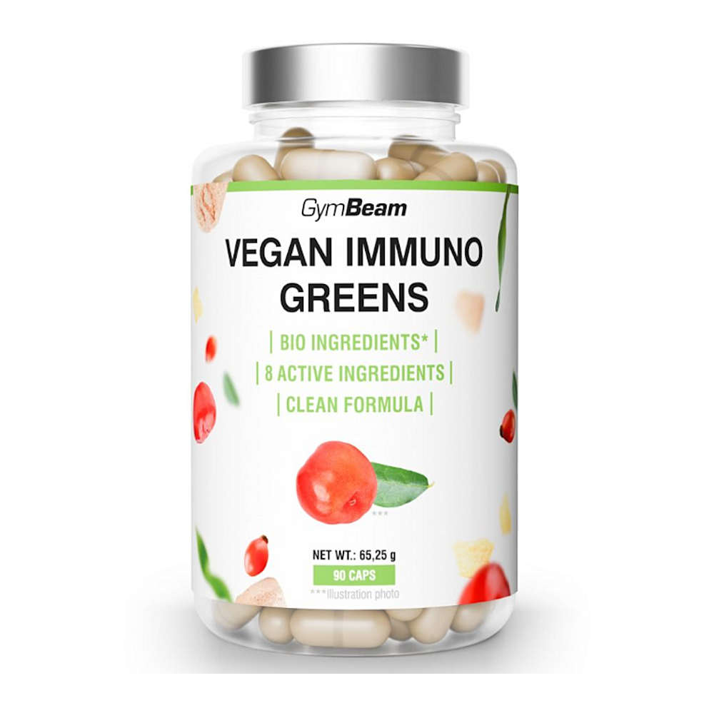 GYMBEAM Vegan immuno greens 90 kapslí