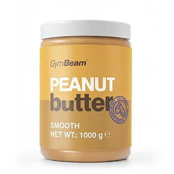 GYMBEAM Arašídové máslo 100% jemné 1000 g (Arašídové krémy) - Přírodní