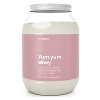 GYMBEAM BeastPink Yum yum whey protein bílá čokoláda kokos 1000 g