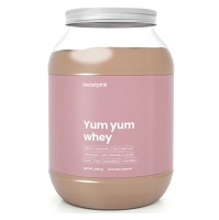 GYMBEAM BeastPink Yum yum whey protein čokoláda lískový oříšek 1000 g