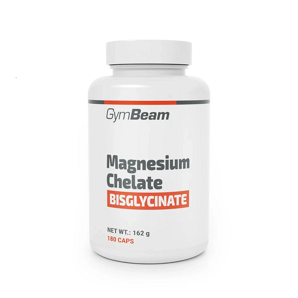 GymBeam Magnesium Chelate Bisglycinate kapsle pro efektivní doplnění hořčíku 180 cps koupíte na Lekarna.cz