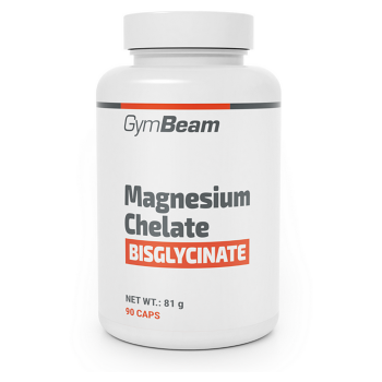 GYMBEAM Chelated magnesium 90 kapslí (Hořčík, magnézium) - Jednosložkové