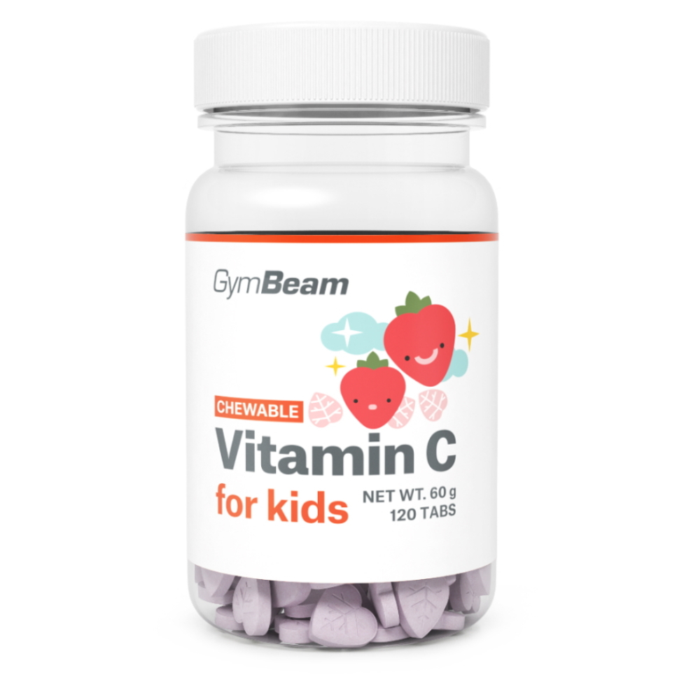 Levně GYMBEAM Vitamín C pro děti 120 tablet