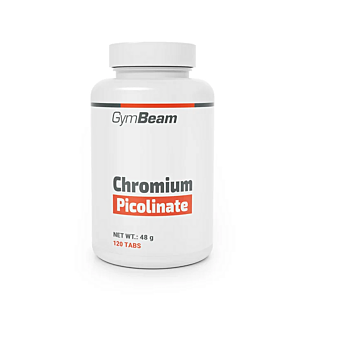 GYMBEAM Chromium picolinate 120 tablet (Chrom) - Jednosložkové, Přírodní