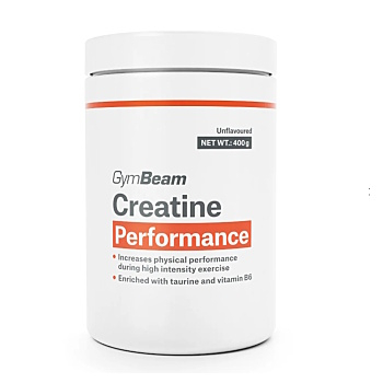 GYMBEAM Creatine performance neochucené 400 g (Monohydrát kreatinu)
