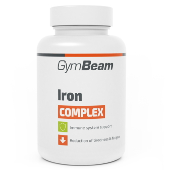 GYMBEAM Iron complex 120 kapslí (Doplňky stravy se železem)