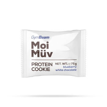 GYMBEAM MoiMüv protein cookie borůvky s bílou čokoládou 75 g