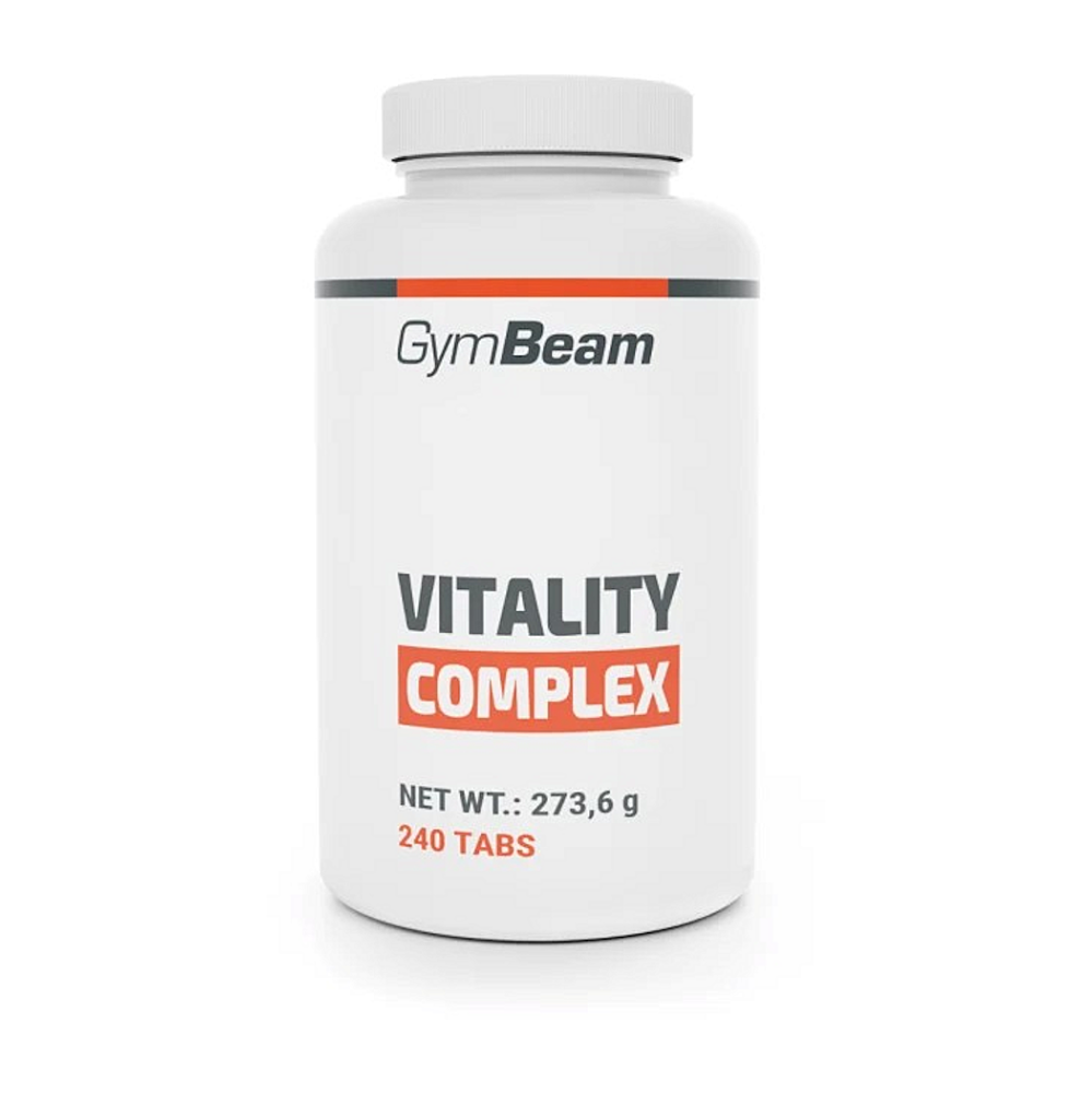 GymBeam Multivitamin Vitality Complex tablety s multivitamínovým komplexem 240 tbl
