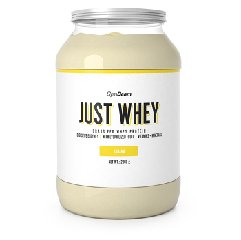 GYMBEAM Protein just whey banán 2000 g (Vícesložkové proteiny) - Instantní, Proteinové, Před výkonem