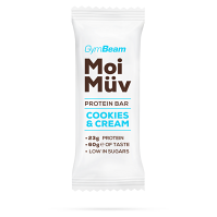 GYMBEAM Proteinová tyčinka MoiMüv cookies & cream 60 g