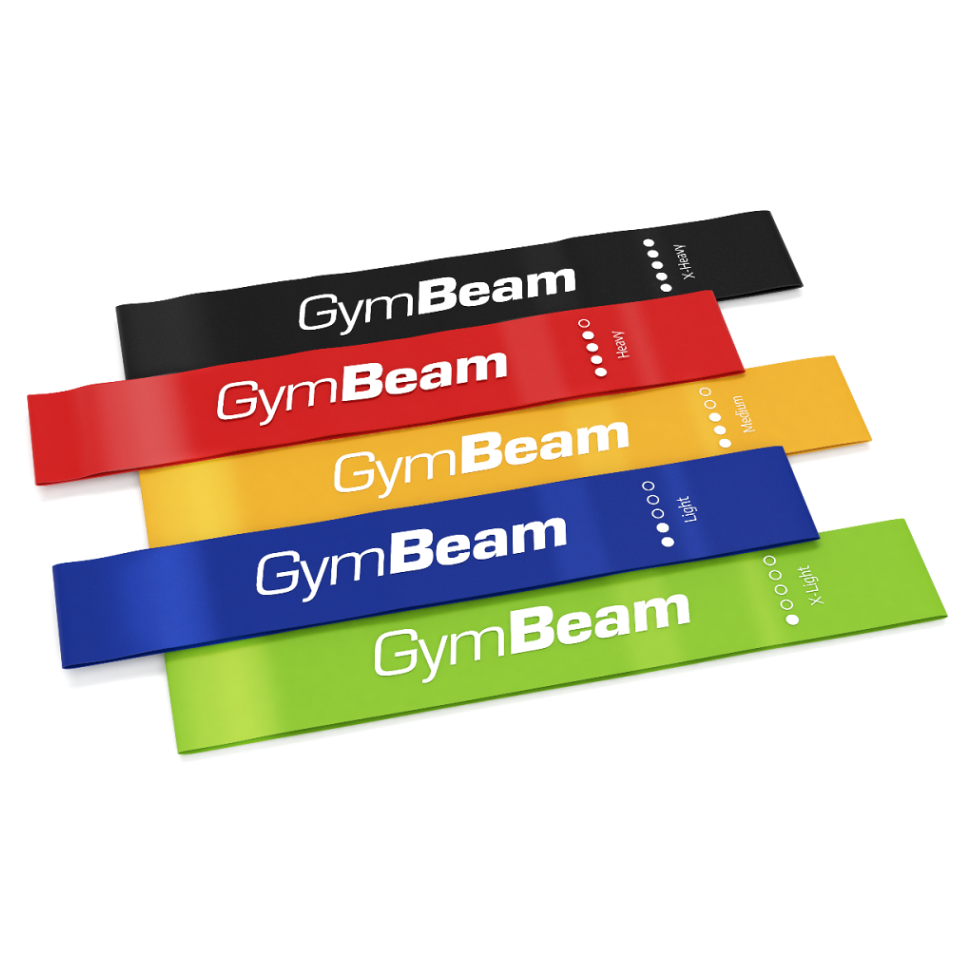 E-shop GYMBEAM Resistance set posilovacích gum 5 kusů