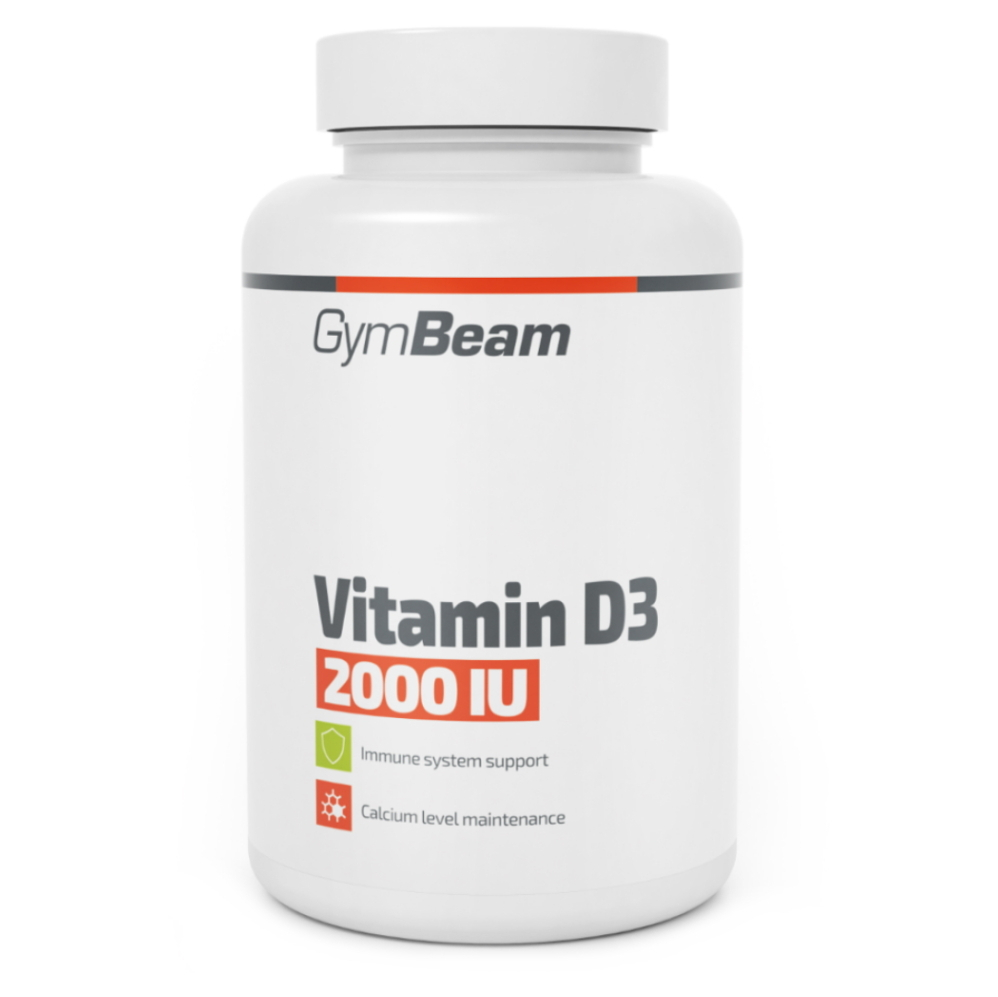Levně GYMBEAM Vitamín D3 2000 IU 60 tablet