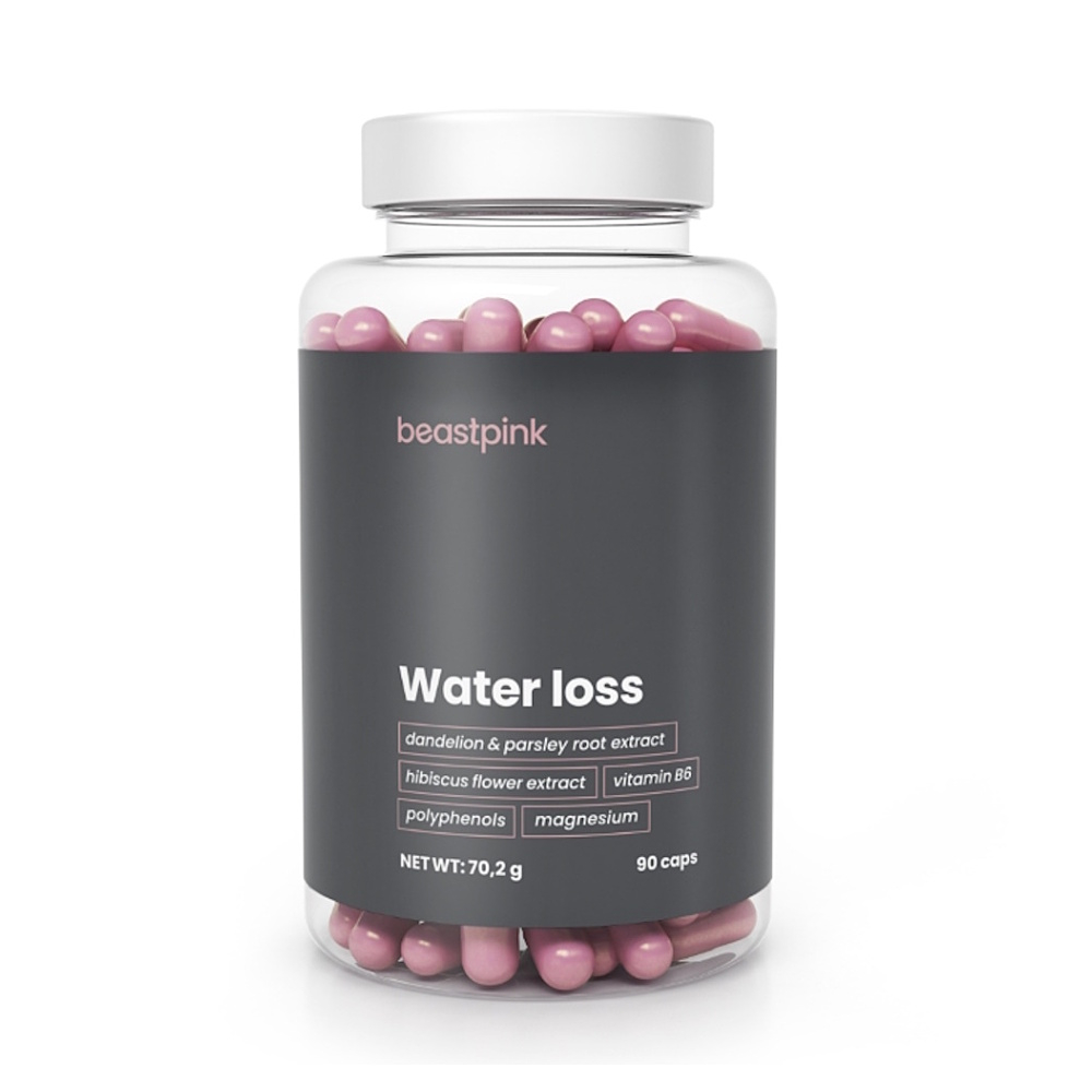 BeastPink Water Loss kapsle na odvodnění organismu 67.5 g