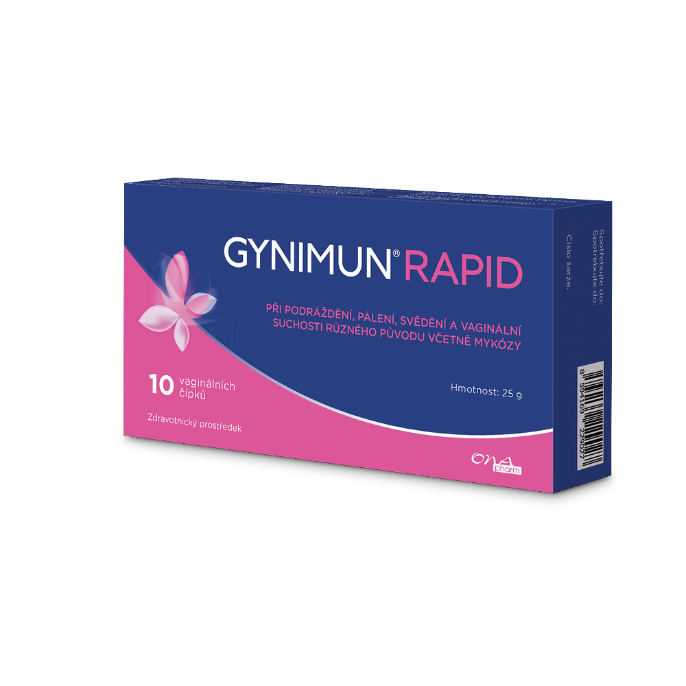 E-shop ONAPHARM Gynimun Rapid 10 vaginálních čípků