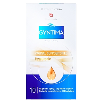 GYNTIMA Hyaluronic 10 kusů (Vaginální čípky a krémy)