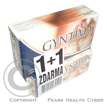 Gyntima vaginální čípky Probiotika 10ks + menstruační kapky ZDARMA