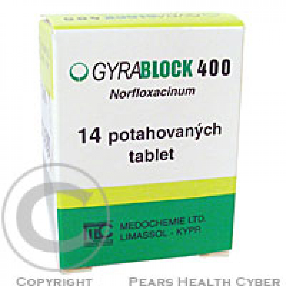 Gyrablock 400 14x400mg Potahovane Tablety Lekarna Cz