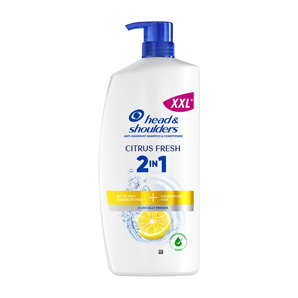 Head&Shoulders Citrus Fresh 2v1 Šampon a kondicionér proti lupům 800 ml