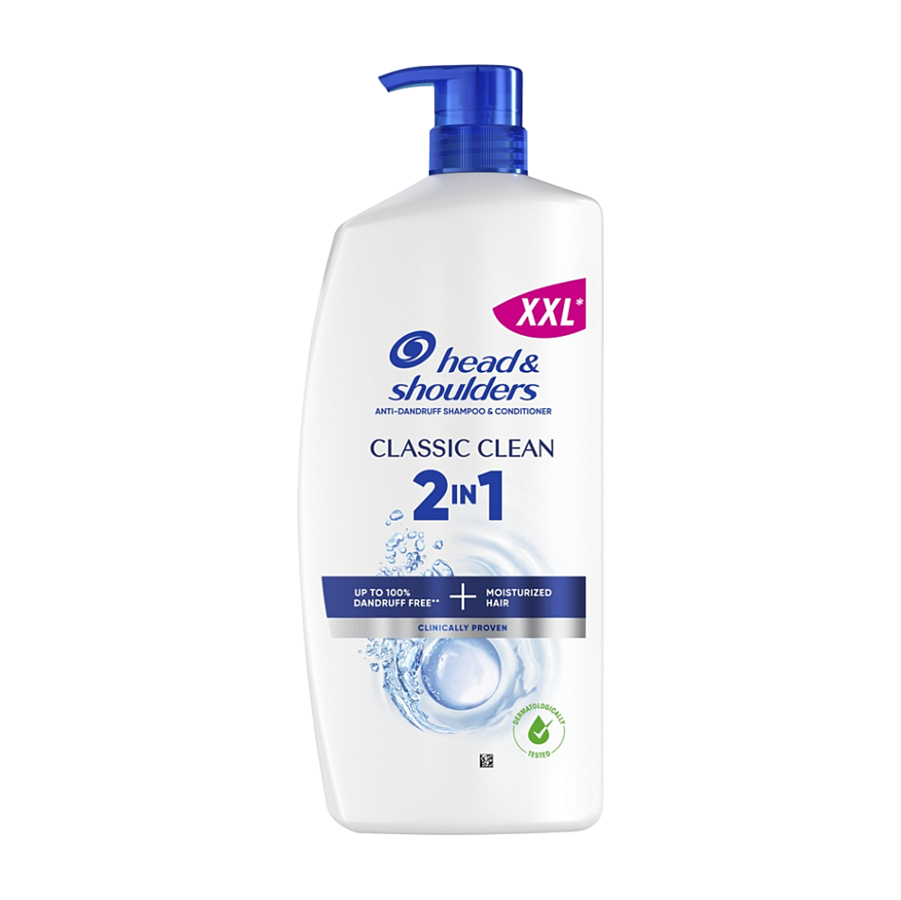 Head&Shoulders Classic Clean 2v1 Šampon a kondicionér proti lupům 800 ml