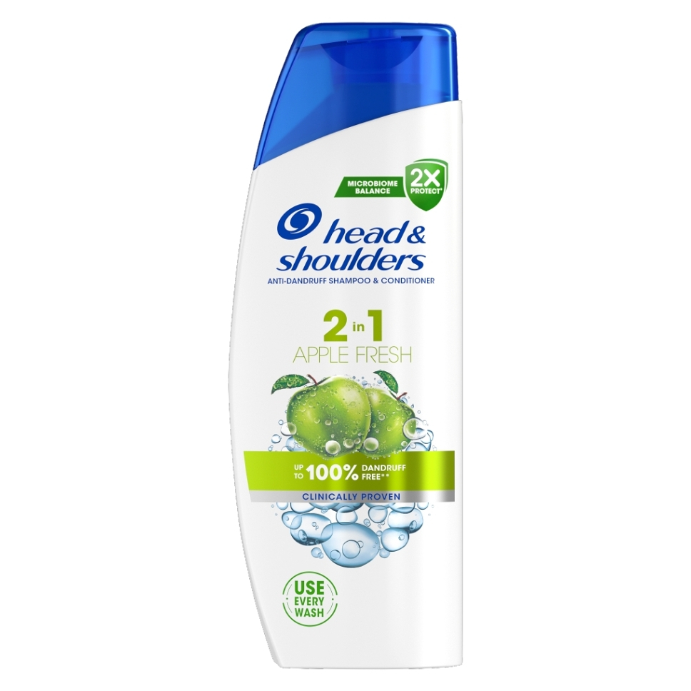 Levně HEAD&SHOULDERS Šampon 2v1 Apple 330 ml
