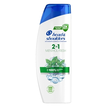 HEAD&SHOULDERS Šampon 2v1 Menthol 400 ml (Šampony proti lupům)