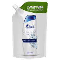 HEAD&SHOULDERS Classic Clean Šampon proti lupům náhradní náplň 480 ml