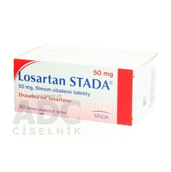 LOSARTAN STADA 50 MG  90X50MG Potahované tablety