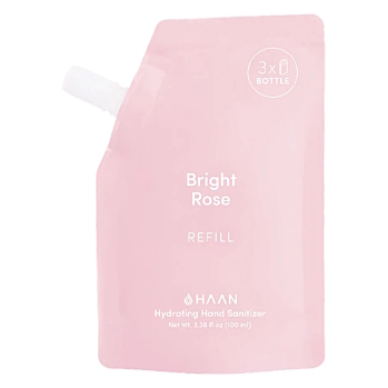 HAAN Bright Rose náhradní náplň do antibakteriálního spreje 100 ml (Antibakteriální a dezinfekční gely)