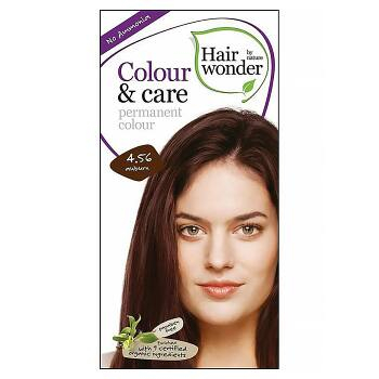 HAIRWONDER Dlouhotrvající barva na vlasy 4.56 Kaštanová BIO 100 ml