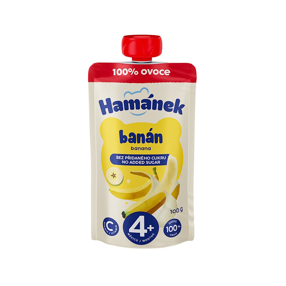 HAMÁNEK Kapsička banán 4m+ 100 g