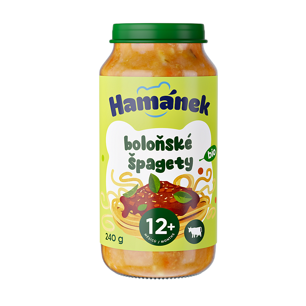 HAMÁNEK Bio Boloňské špagety 12m+ 240 g