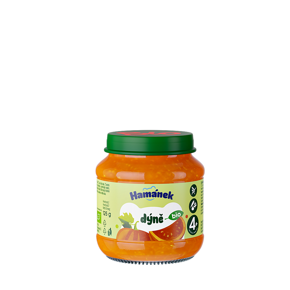 HAMÁNEK Bio Dýňové pyré od 4m+ 125 g