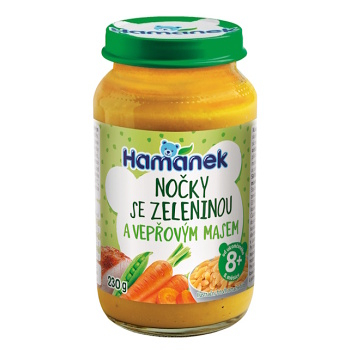 HAMÁNEK Bramborové nočky s vepřovým masem 8m+ 230 g (Masozeleninové příkrmy)