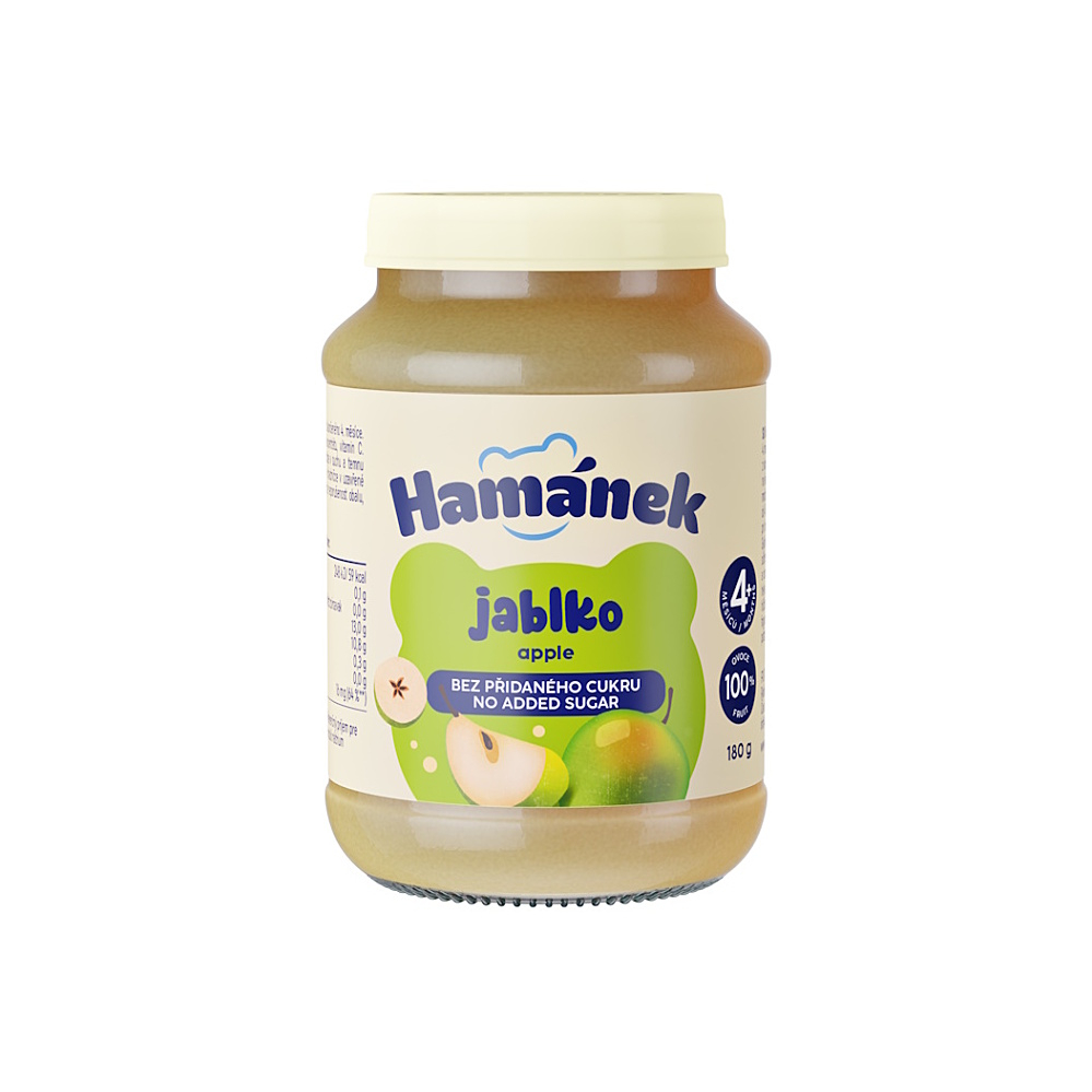HAMÁNEK Jablko přesnídávka 4m+ 180 g