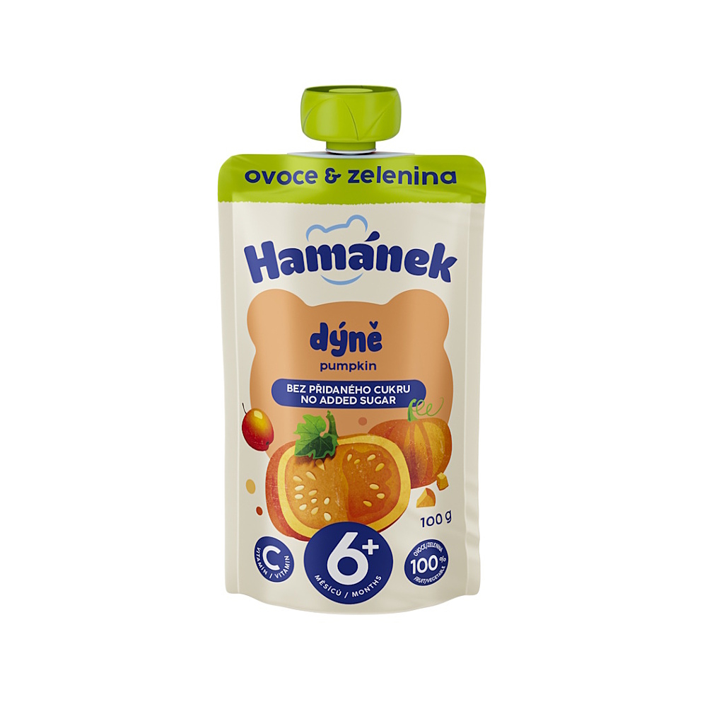Hamánek Ovocná kapsička jablko a dýně